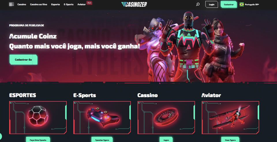 plataforma oferece uma série de eventos importantes em todos os esportes tradicionais e não tradicionais, incluindo: